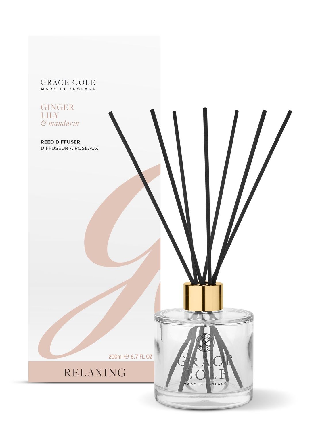 Grace Cole Ginger Lily & Mandarin Diffuser 200ml Grace Cole Ginger Lily & Mandarin Diffuser 200ml