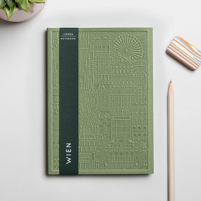 The Vienna Notebook Green The Vienna Notebook Green