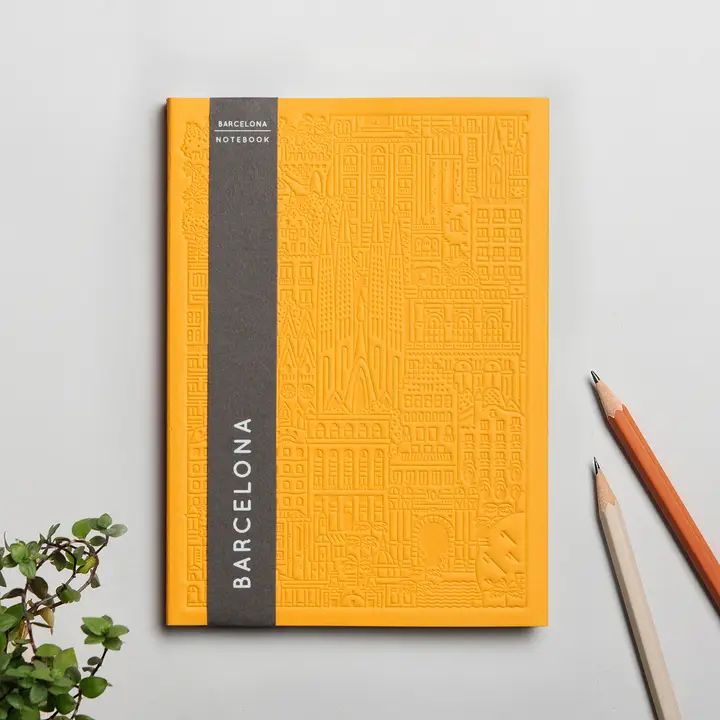 The Barcelona Notebook Yellow The Barcelona Notebook Yellow
