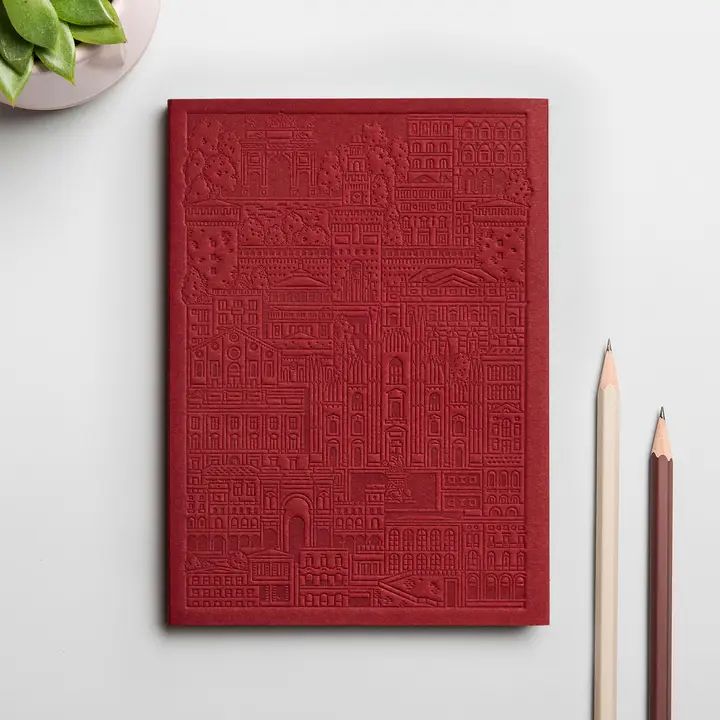 The Milan Notebook Red The Milan Notebook Red