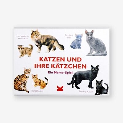 Katzen und ihre Kätzchen Memo-Spiel Katzen und ihre Kätzchen Memo-Spiel
