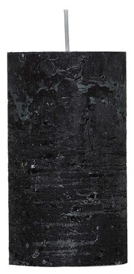 Rustic Kerze schwarz 68x120mm Rustic Kerze schwarz 68x120mm