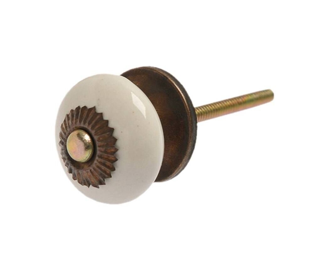 Möbelknauf Gold/White Nr. 9 Möbelknauf Gold/White Nr. 9