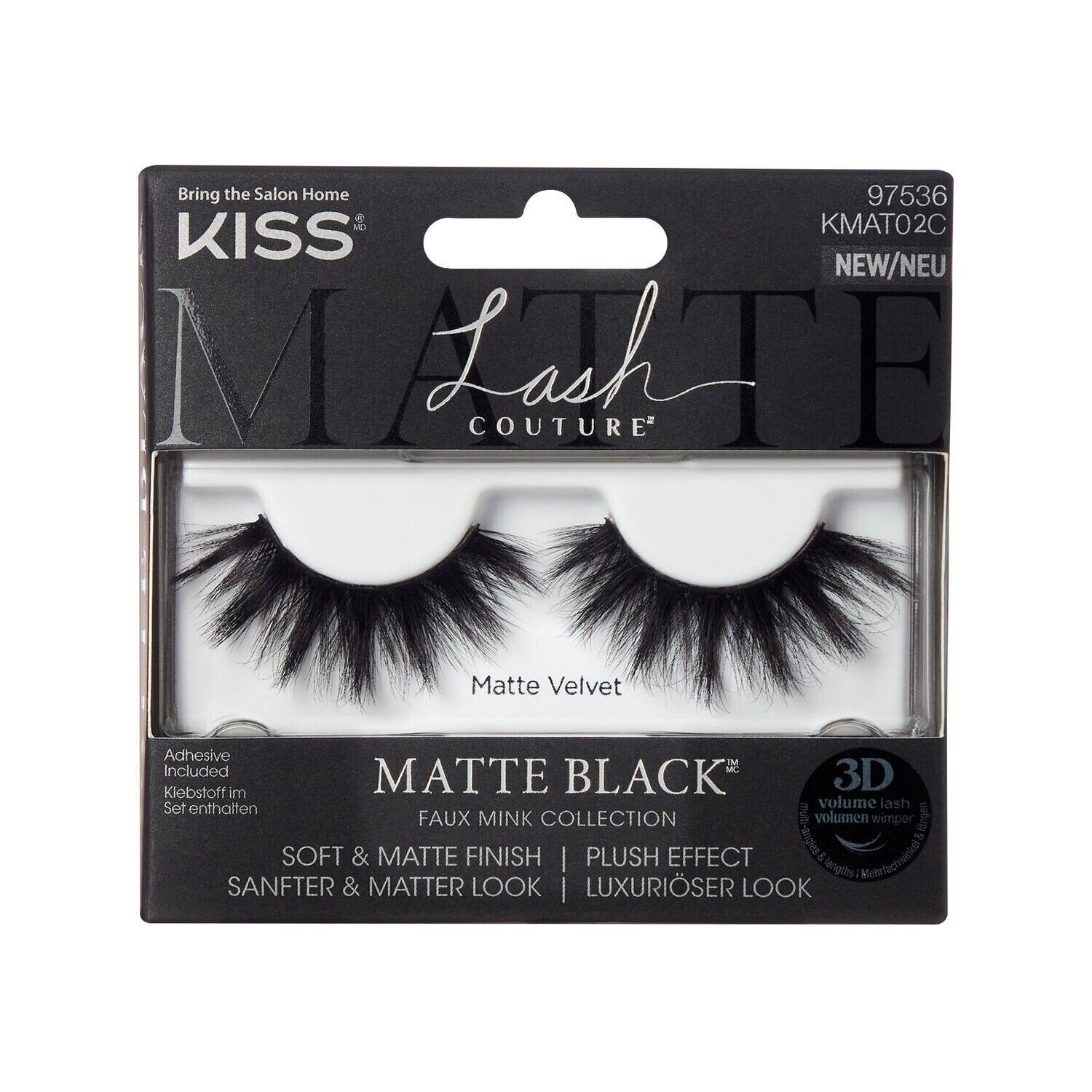 Lash Couture Faux Mink 3D Matte 02 - Matte Velvet Lash Couture Faux Mink 3D Matte 02 - Matte Velvet