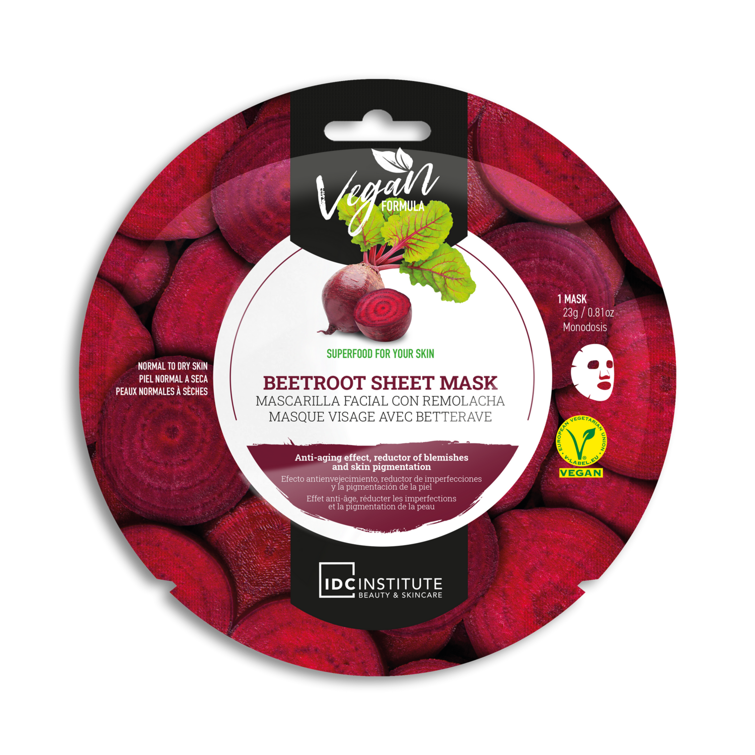 Rote Beete Dry Skin Mask Rote Beete Dry Skin Mask