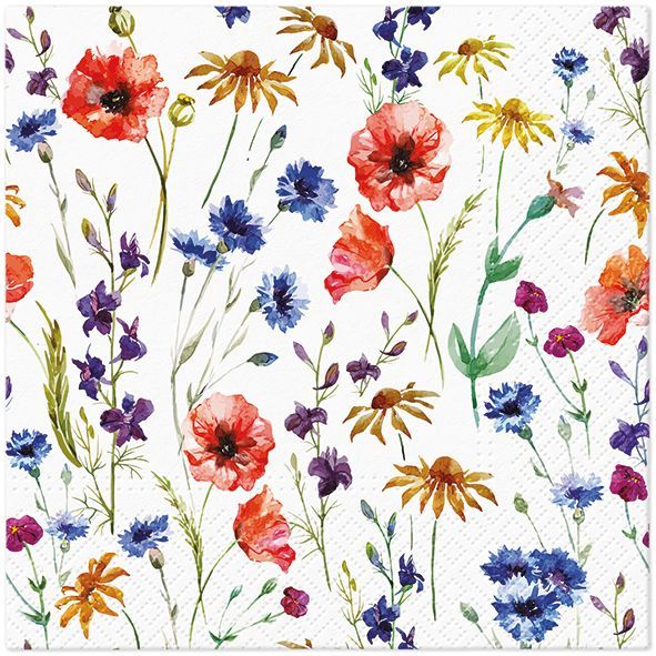 Serviette Field of Flowers