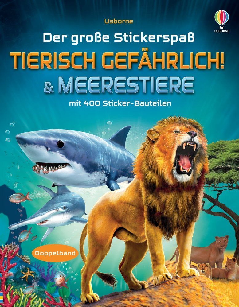 Der große Stickerspaß: Tierisch gefährlich! & Meerestiere Der große Stickerspaß: Tierisch gefährlich! & Meerestiere