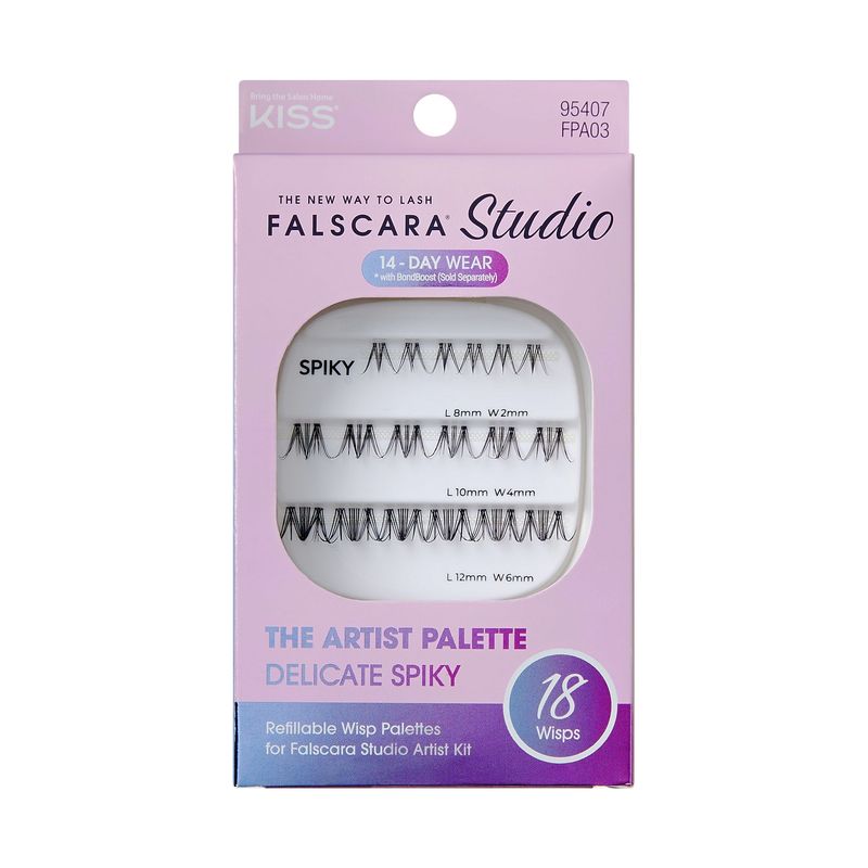 KISS Falscara Studio Palette - Delicate Spiky KISS Falscara Studio Palette - Delicate Spiky