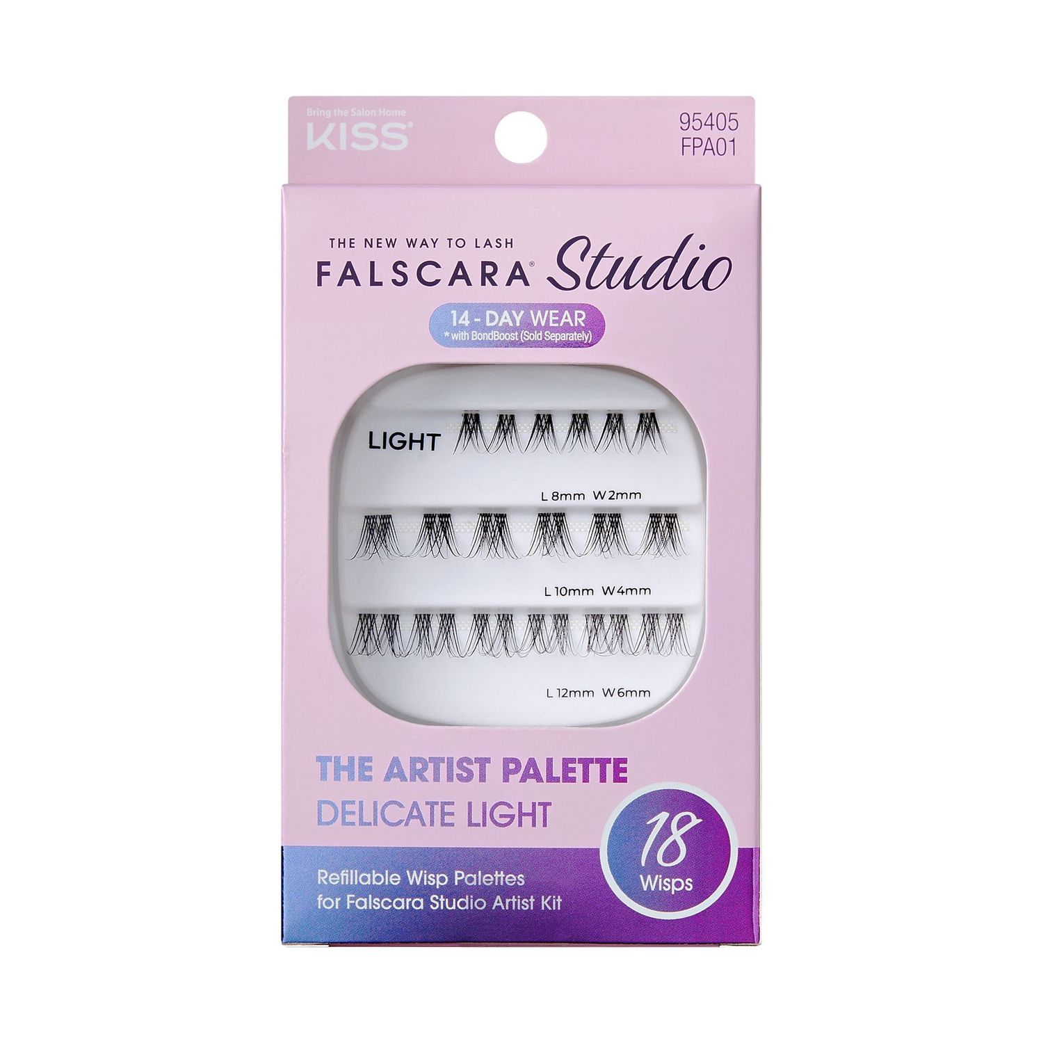 KISS Falscara Studio Palette - Delicate Light KISS Falscara Studio Palette - Delicate Light