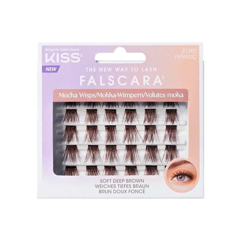 KISS Falscara Brown Multi Wisps - Mocha Wisps KISS Falscara Brown Multi Wisps - Mocha Wisps