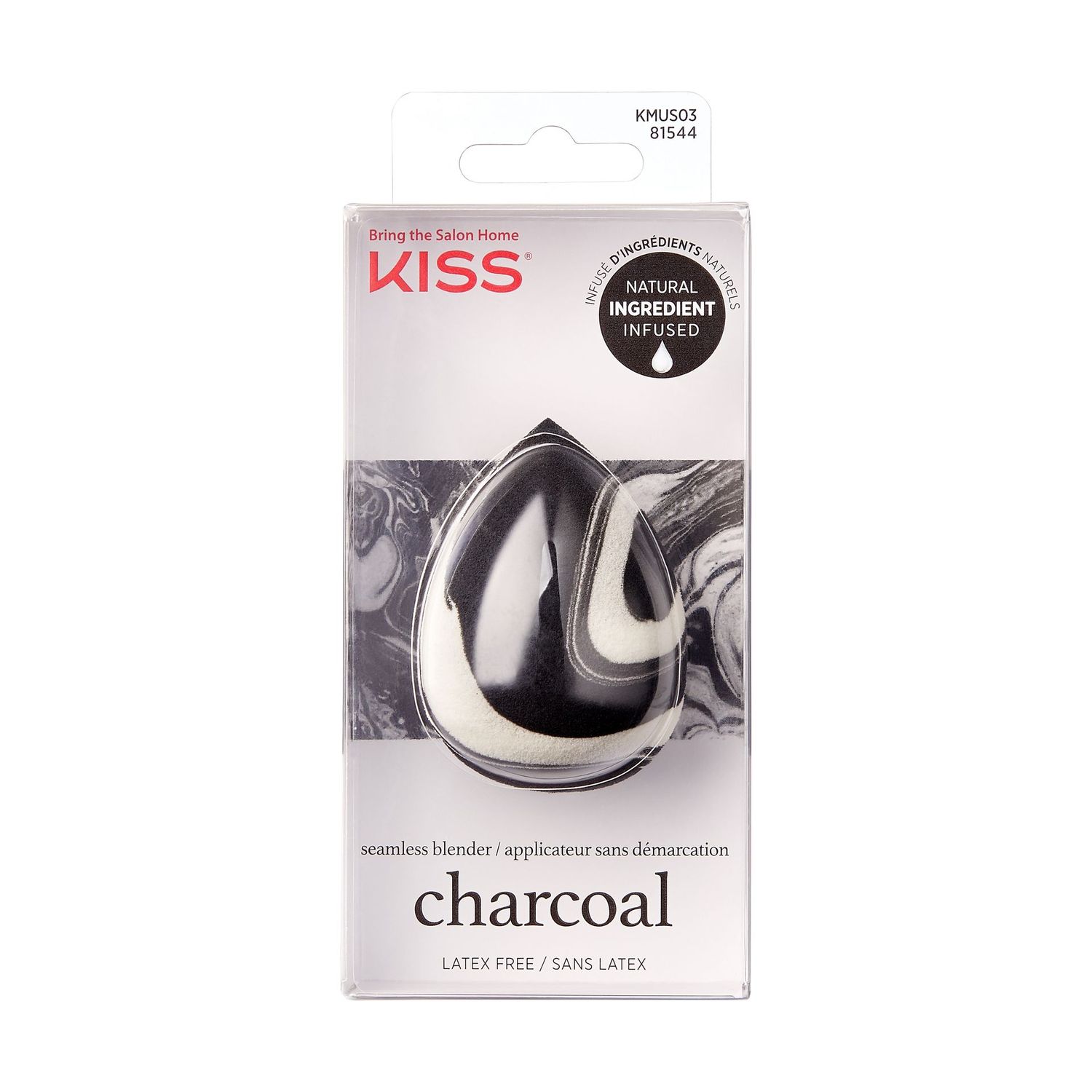 KISS Charcoal Infused Make Up Sponge KISS Charcoal Infused Make Up Sponge