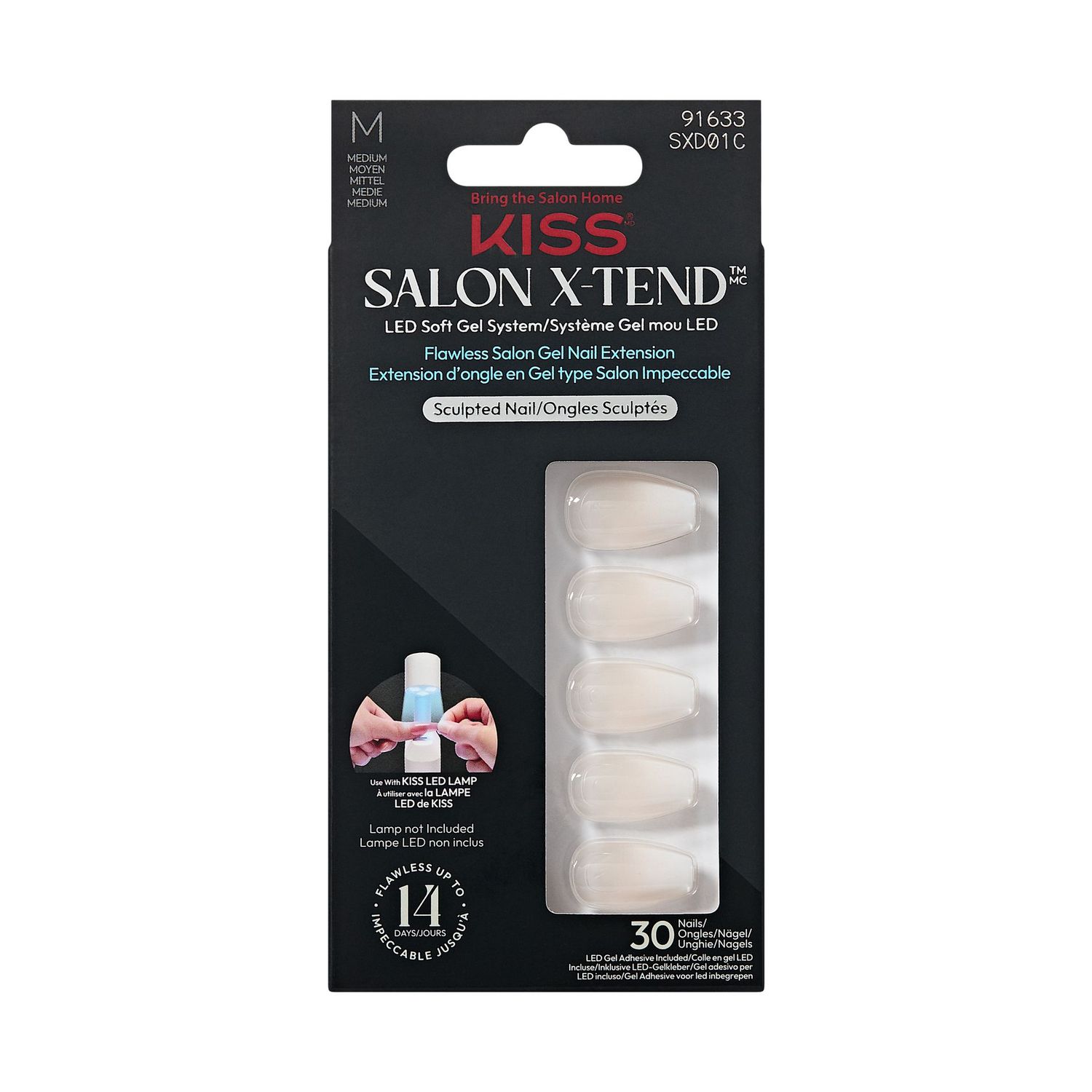 Salon X-tend LED Soft Gel System Nails - Words Salon X-tend LED Soft Gel System Nails - Words
