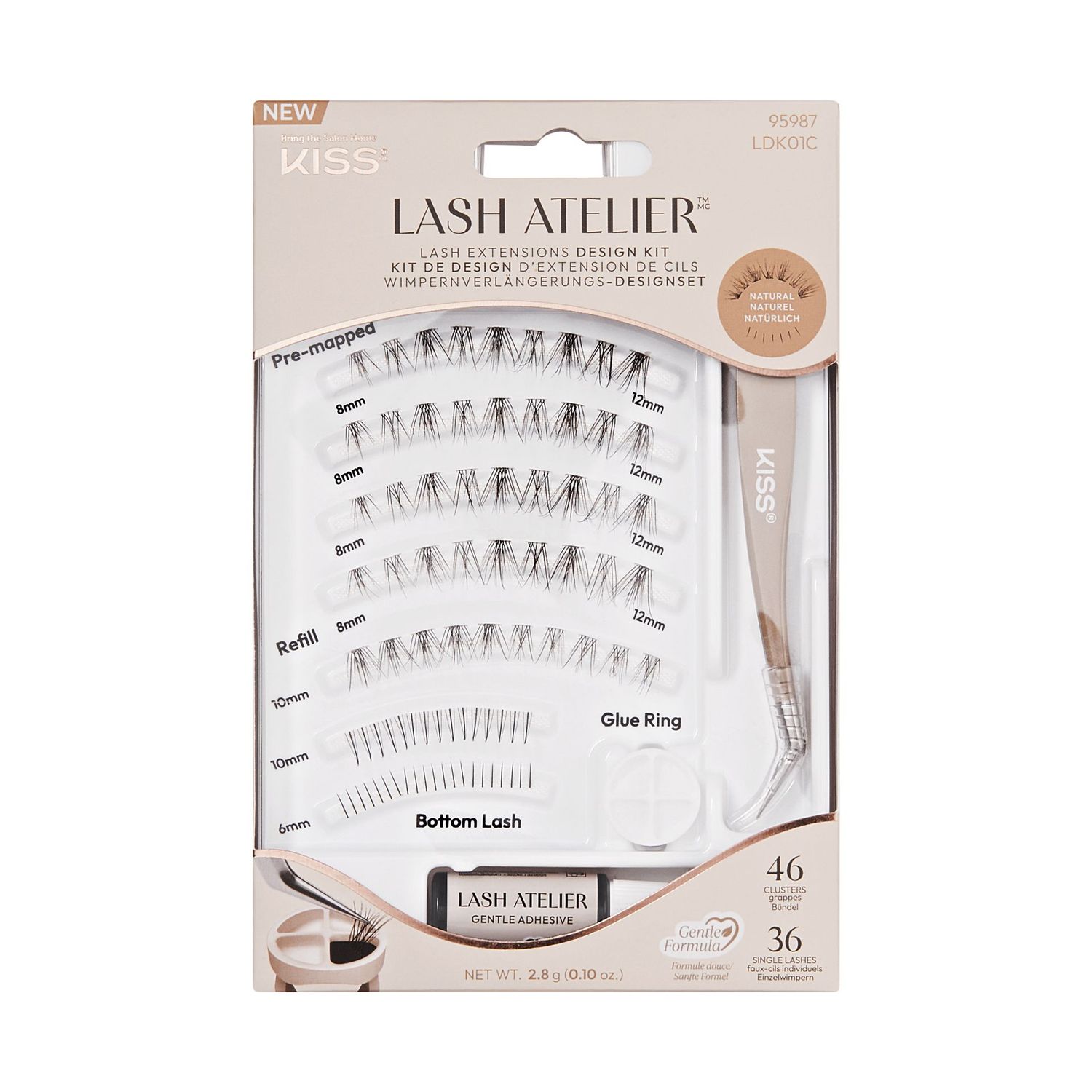 Lash Atelier Lash Extensions Design - Natural Lash Atelier Lash Extensions Design - Natural