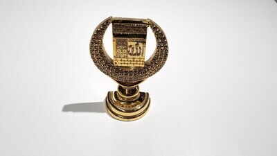 KABAH AND CRESCENT ORNAMENT- GOLD