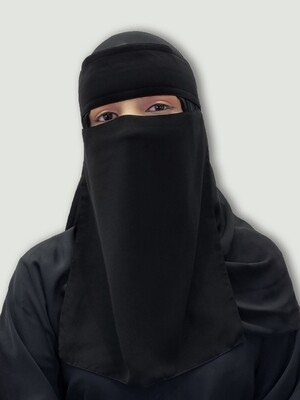 bedoon essm niqab-  2 flower