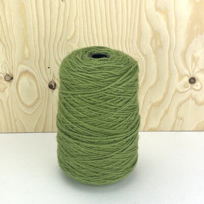 100% Wool Rug Yarn On Cones - Moss Green