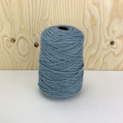 100% Wool Rug Yarn On Cones - Petroleum Blue
