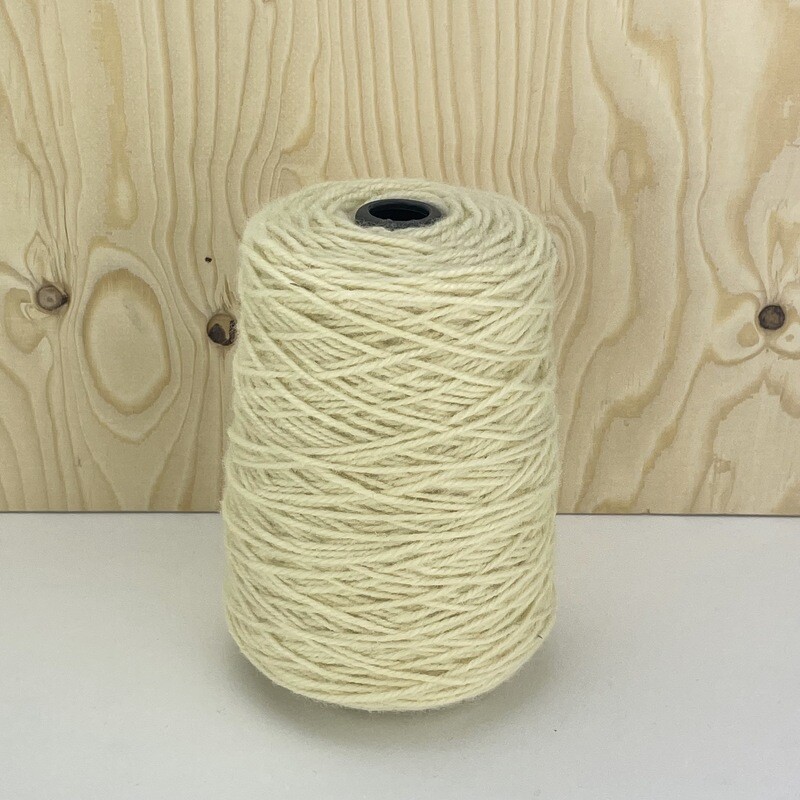 100 Wool Rug Yarn On Cones Ivory