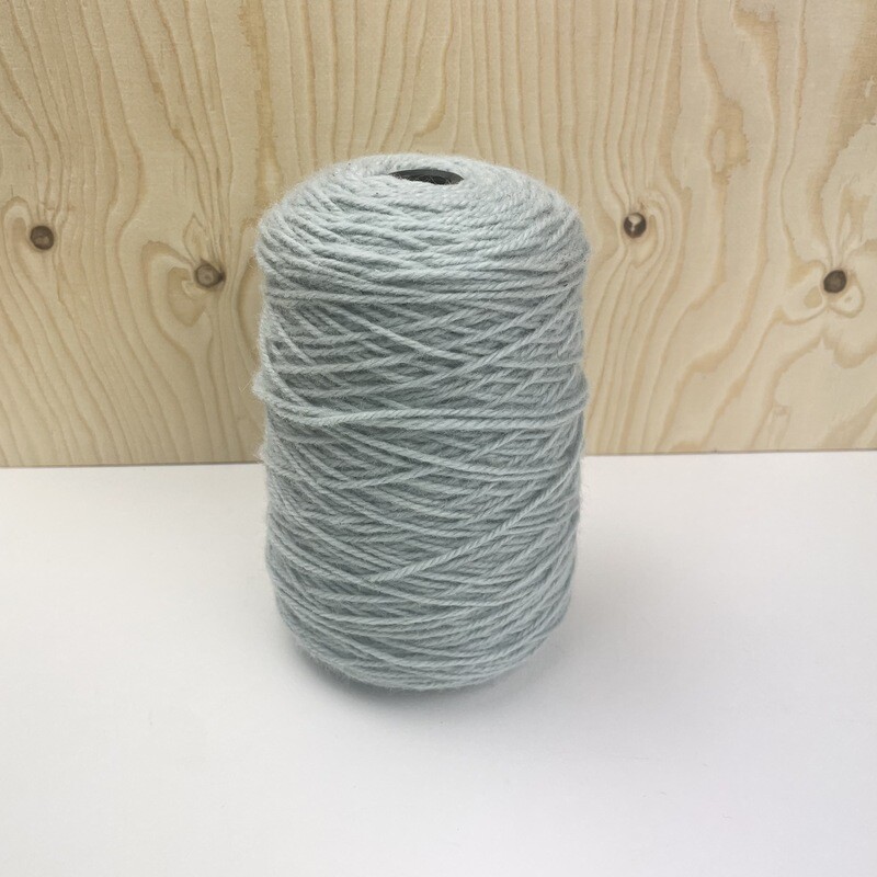 100 Wool Rug Yarn On Cones Baby Blue