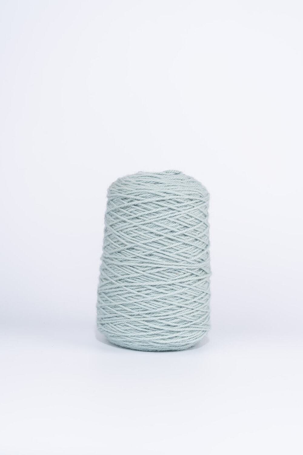 100% Wool Rug Yarn On Cones - Baby Blue