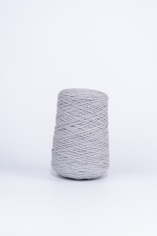 100% Wool Rug Yarn On Cones - Smokey Grey