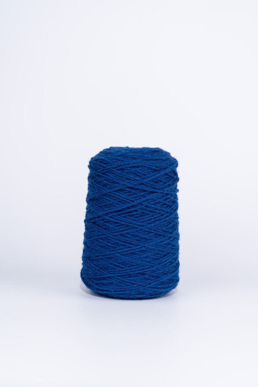 100% Wool Tufting Yarn - Cobalt Blue