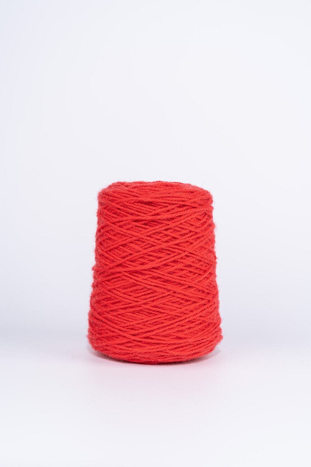 100% Wool Tufting Yarn - Ferrari Red