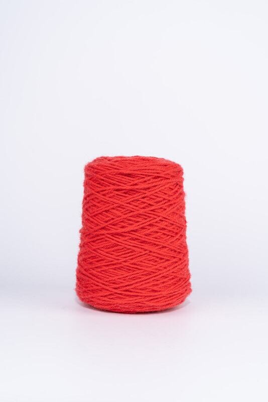 100% Wool Tufting Yarn - Ferrari Red