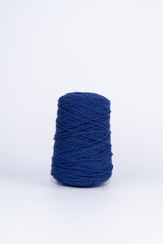100% Wool Tufting Yarn - Deep Space Blue