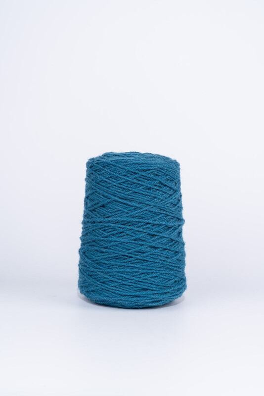 100% Wool Tufting Yarn - Dirty Blue