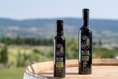 Масло оливковое нерафинированное высшего качества (Extra virgin olive oil) BUTA ASSOS PREMIUM ORGANIC полифенольное из оливок раннего урожая в ст. бут. 250 мл