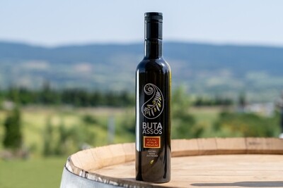 Масло оливковое нерафинированное высшего качества (Extra virgin olive oil) BUTA ASSOS PREMIUM полифенольное из оливок раннего урожая в ст. бут. 500 мл