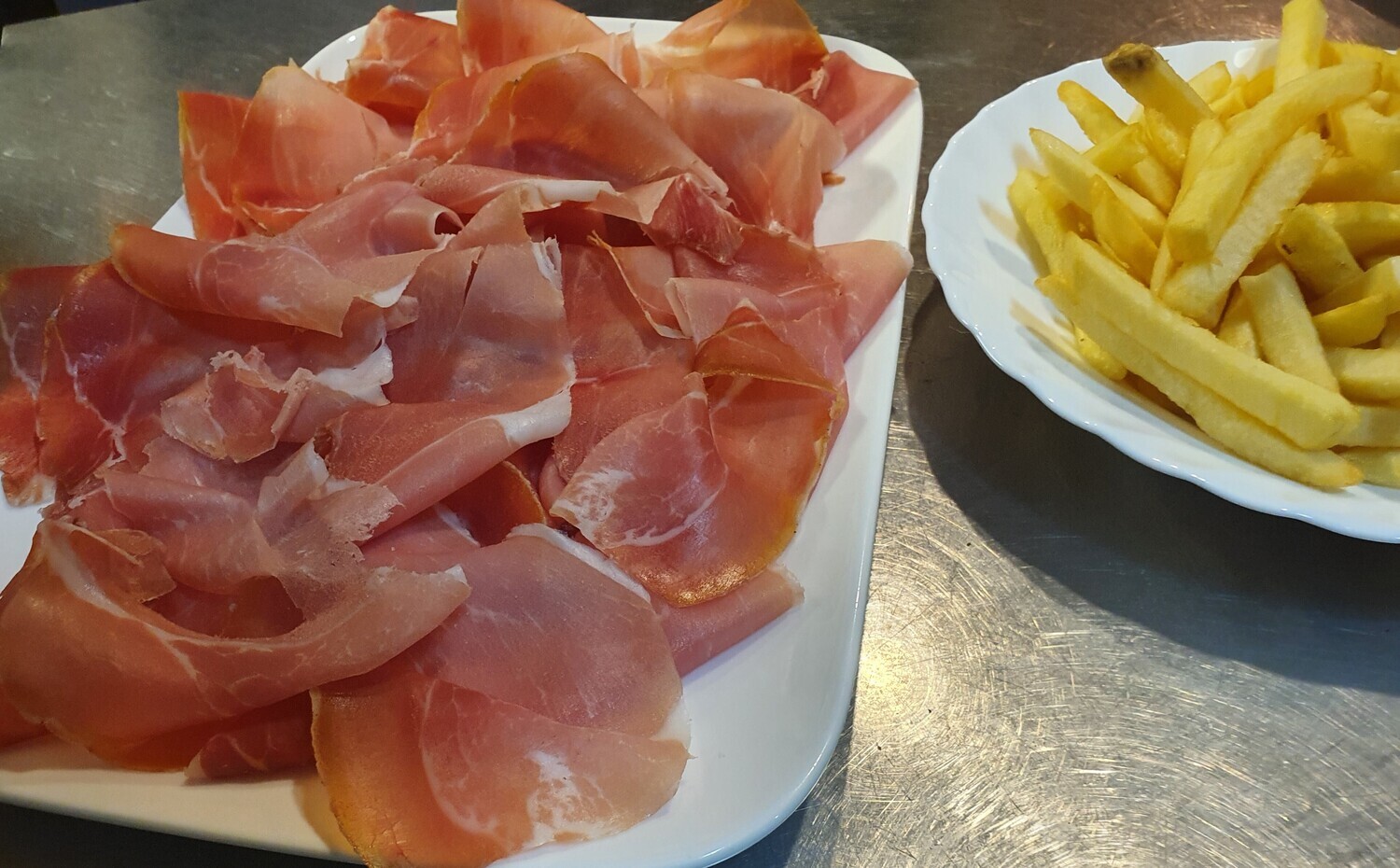 Prosciutto di Parma con fritte