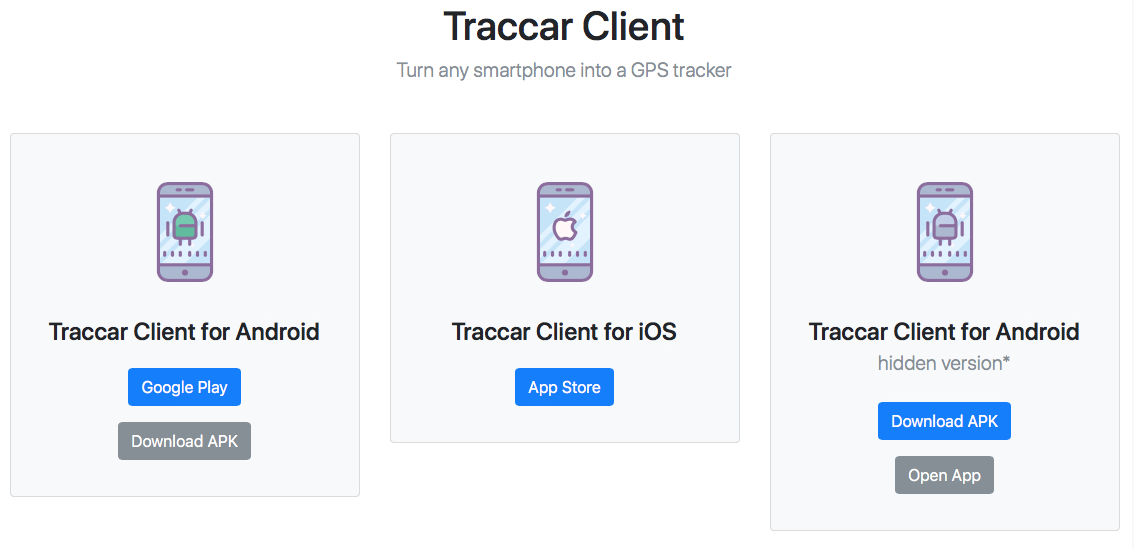 TRACCAR Client with our Traccar Server
