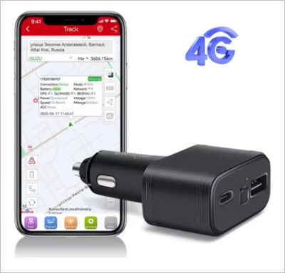 VD-MV77G 4G Cigarette Lighter Socket Vehicle Tracker