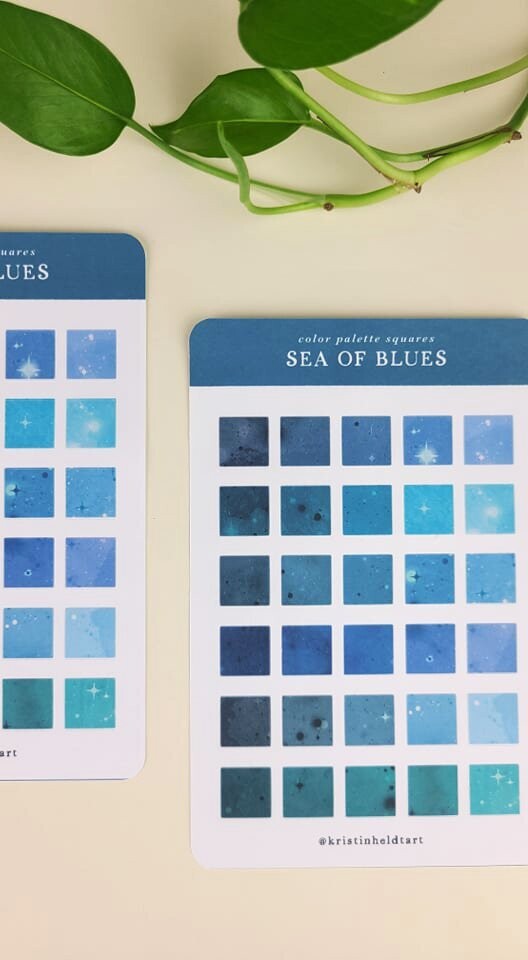 Sea of Blues Sticker Sheet