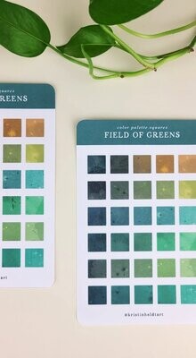 Field of Greens  Sticker Sheet