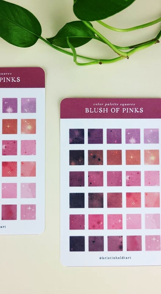 Blush of Pinks Sticker Sheet