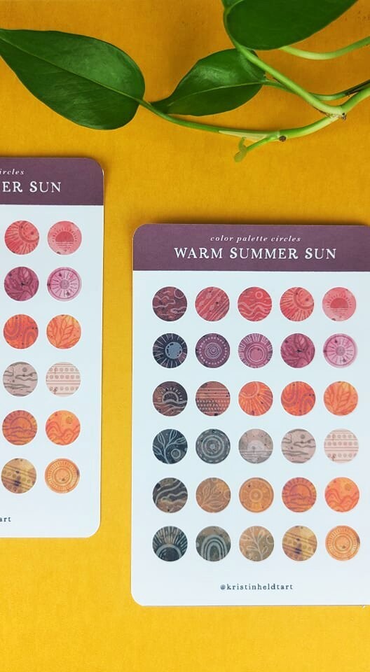 Warm Summer Sun Sticker Sheet