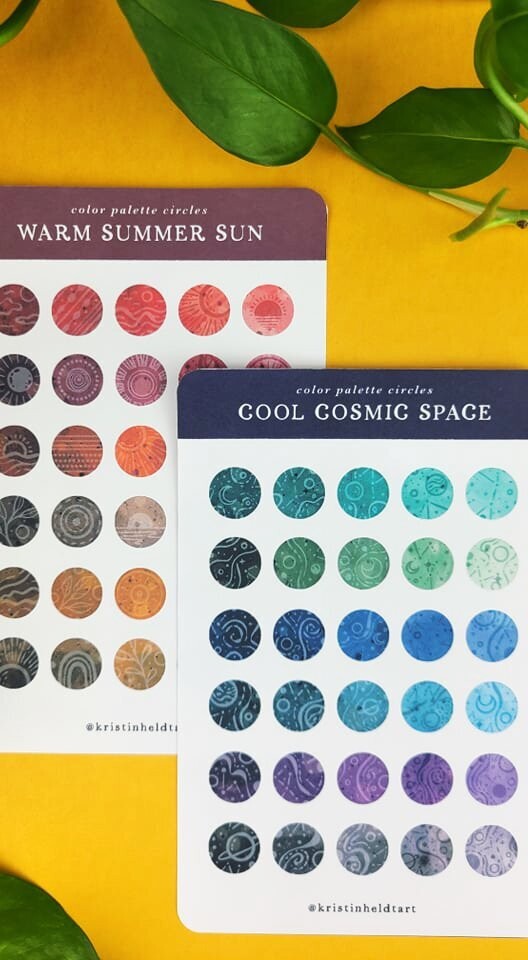Sun and Space Sticker Sheet Bundle