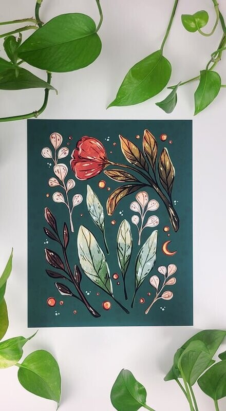 Botanical Flatlay