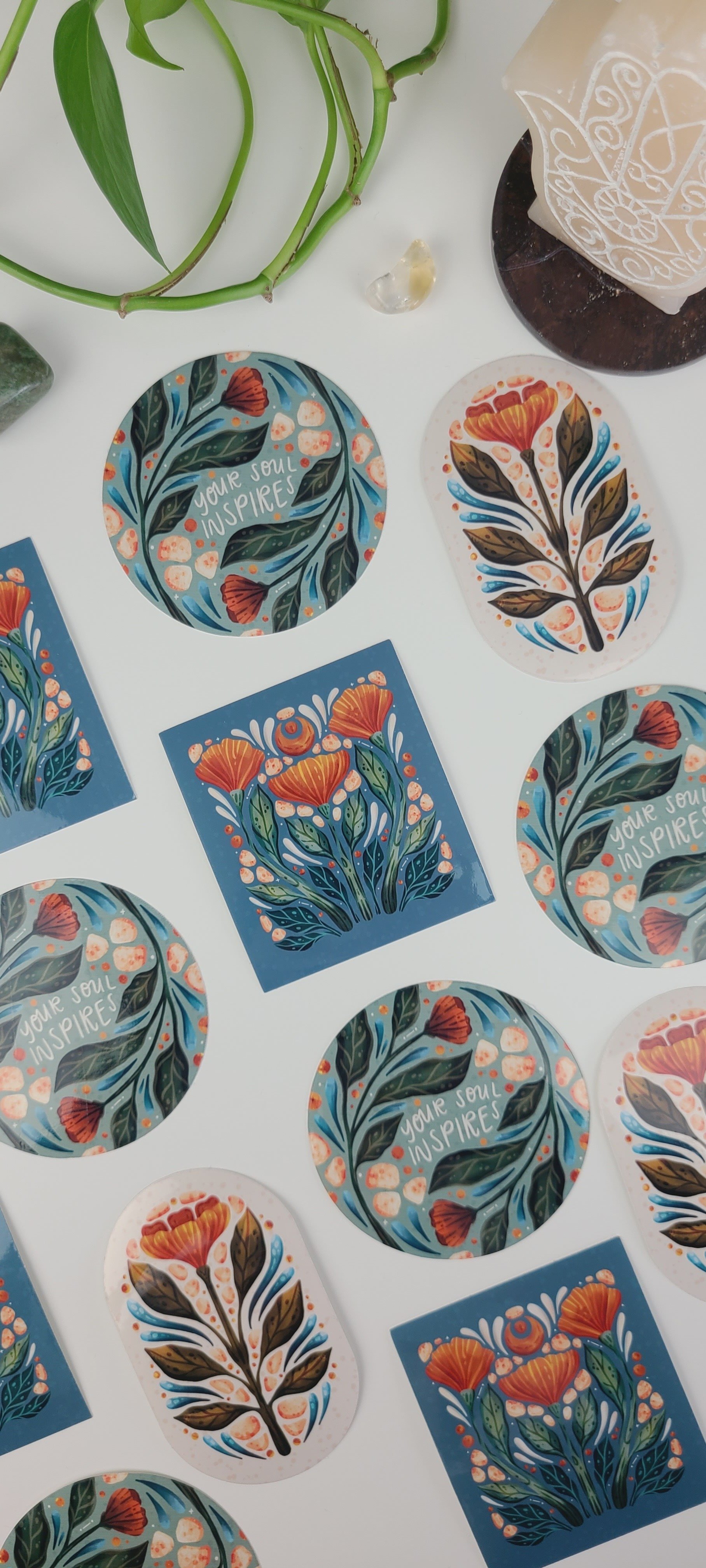 Marigolds by Moonlight Sticker | B Grade