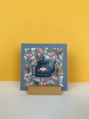 Blue Tea Pot