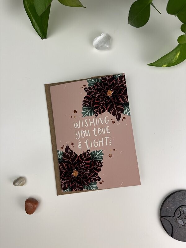 Wishing You Love and Light Card