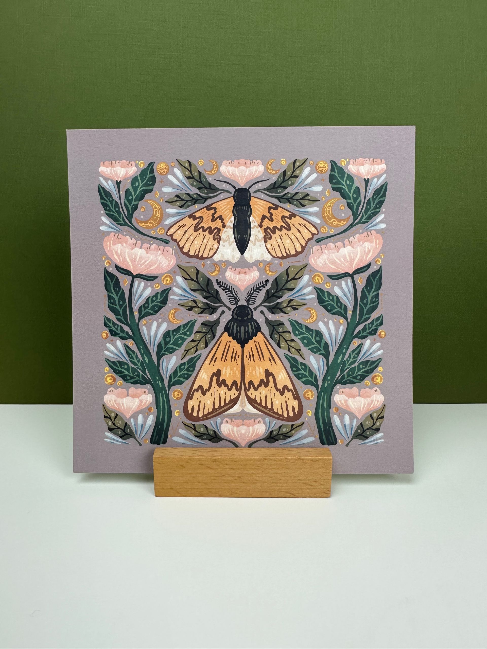 Moths Among The Flowers