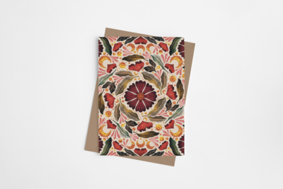 Floral Circle of Balance Card