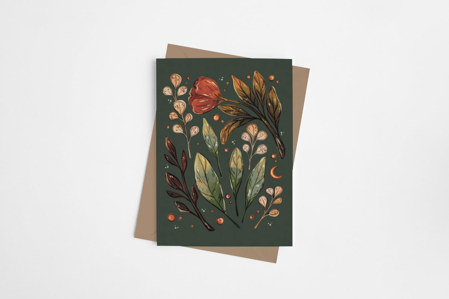 Botanical Layflat Card