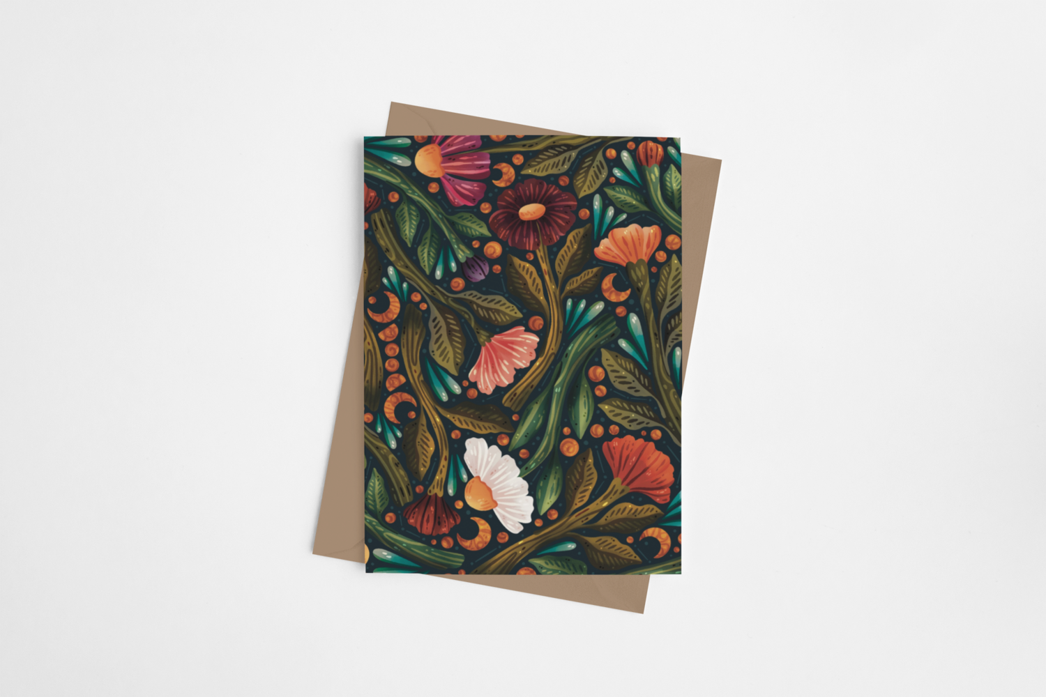 Midnight Florals Card