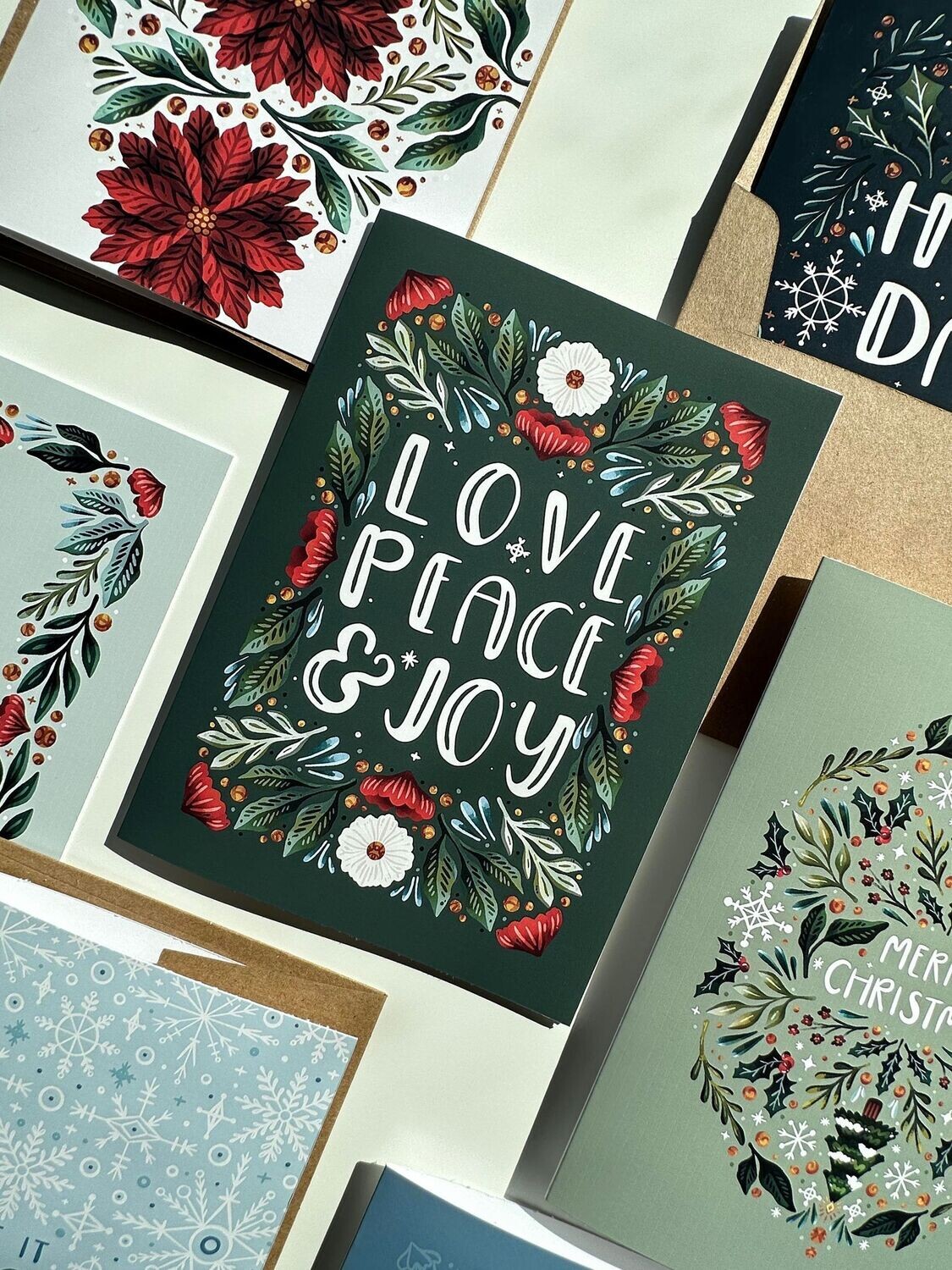 Assortment of 10 Holiday Cards