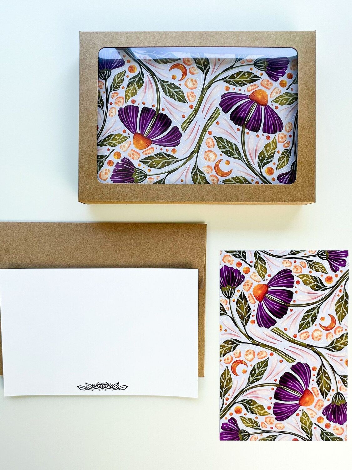 Purple Daisies Notecard Boxed Set